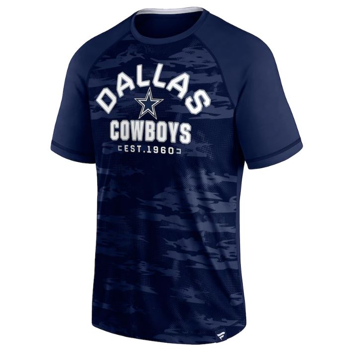 Dallas Cowboys Hail Mary Camo T-Shirt - Navy
