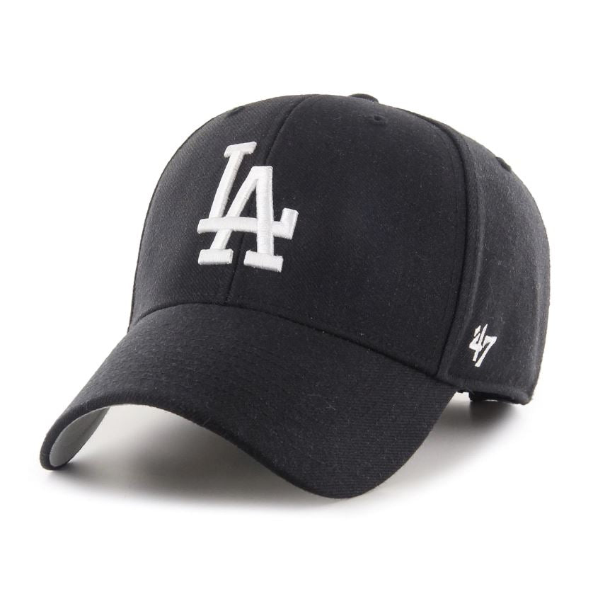 Los Angeles Dodgers Black And White '47 MVP Adjustable Hat