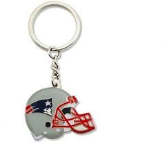 New England Patriots Helmet Key Ring