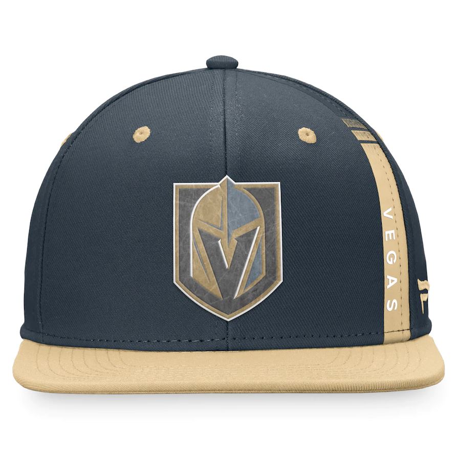 Vegas Golden Knights Fanatics Branded 2022 NHL Draft Authentic Pro Snapback Hat - Gray/Gold