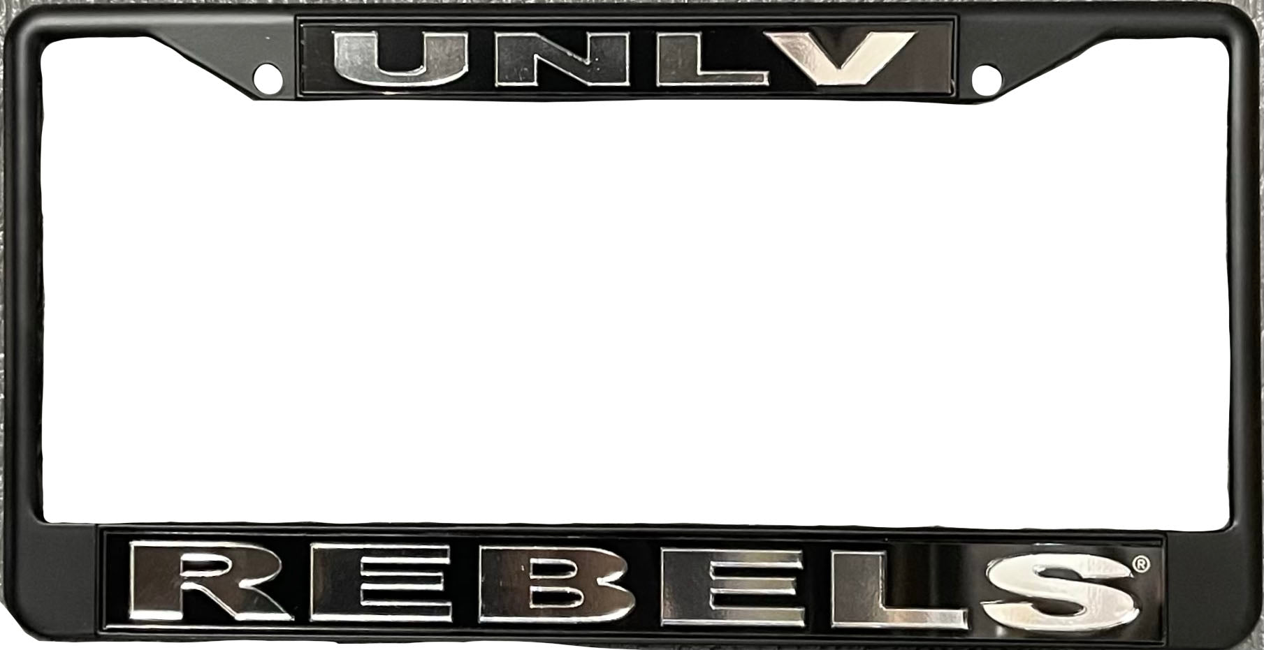UNLV Laser Inlaid License Plate Black