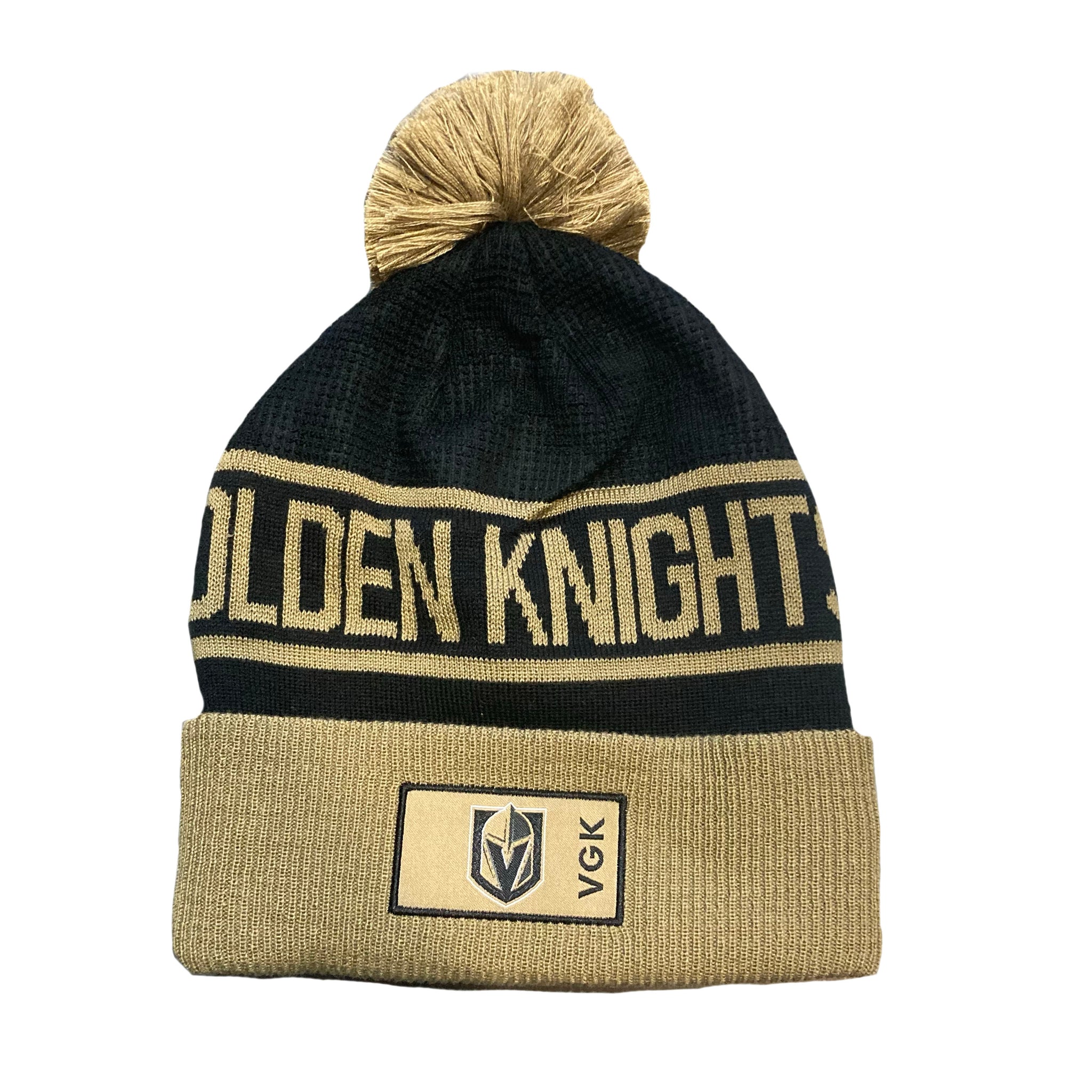 Vegas Golden Knights Authentic Pro Harvest Gold Beanie Knit Beanie