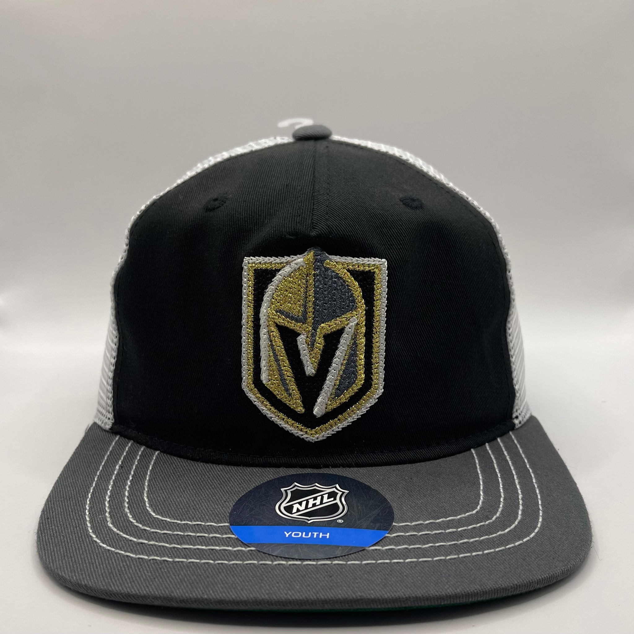 Golden Knights Logo Mesh Back Youth Hat Strap Back