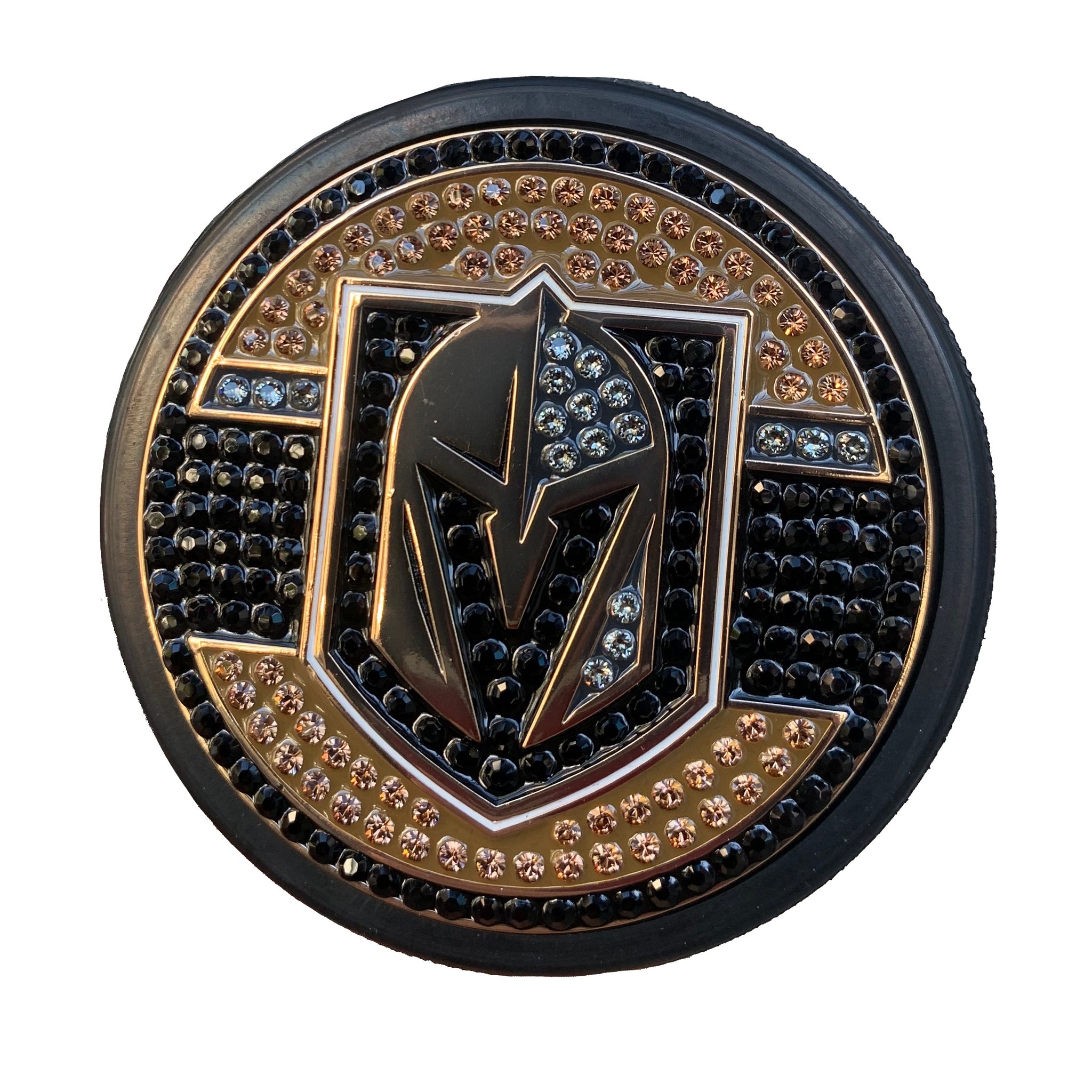Vegas Golden Knights Swarovski Crystal jeweled puck