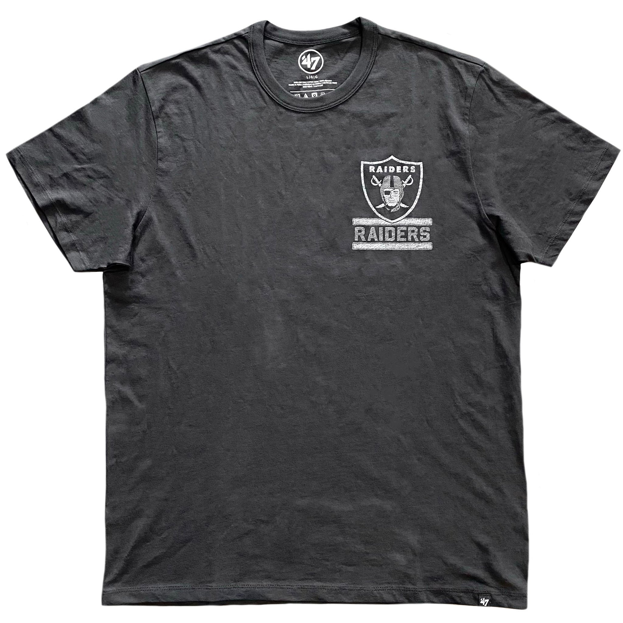 Las Vegas Raiders Open Field Franklin T-Shirt - Flint Black