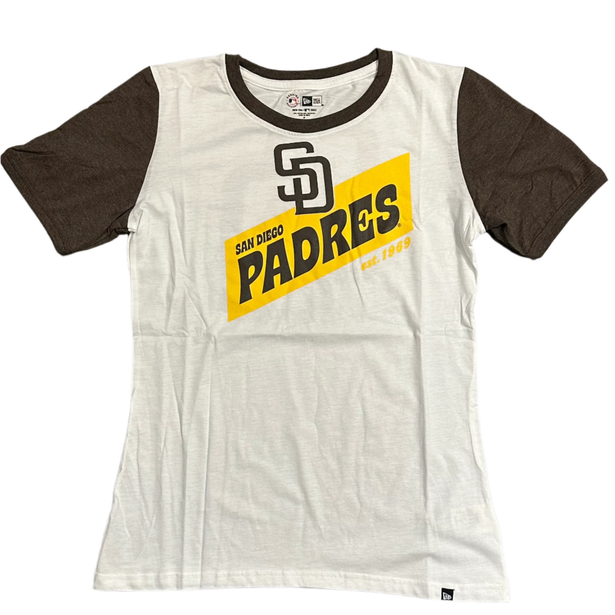 San Diego Padres Women's Groovy Logo T-Shirt