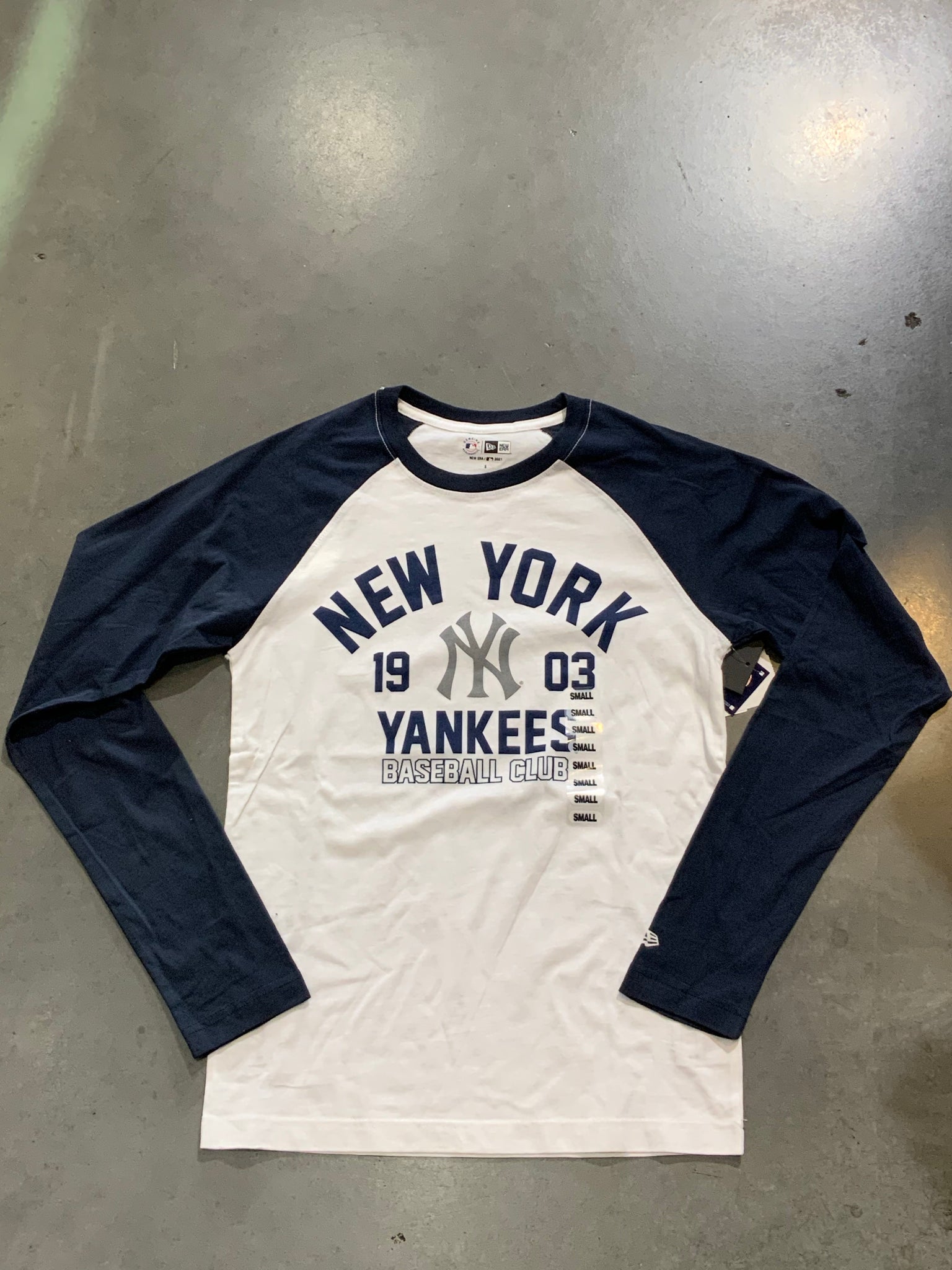 New York Yankees Men's Henley Long Sleeve Shirt