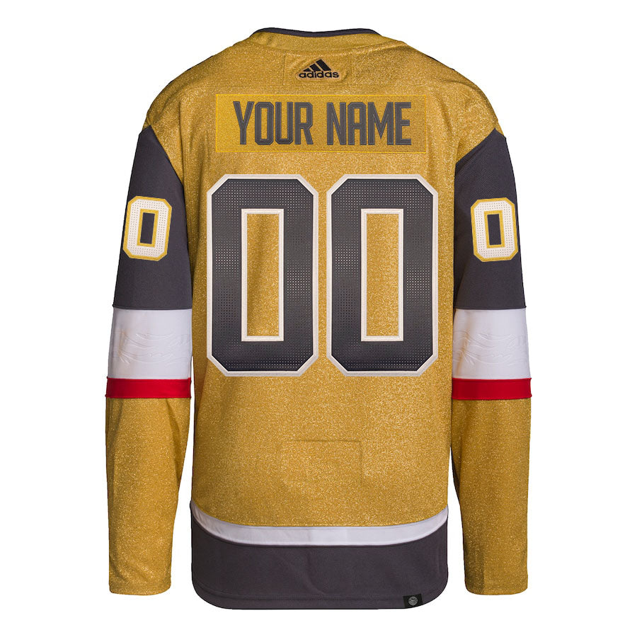 Vegas Golden Knights Adidas/Fanatics Gold Home Jersey Customization ***