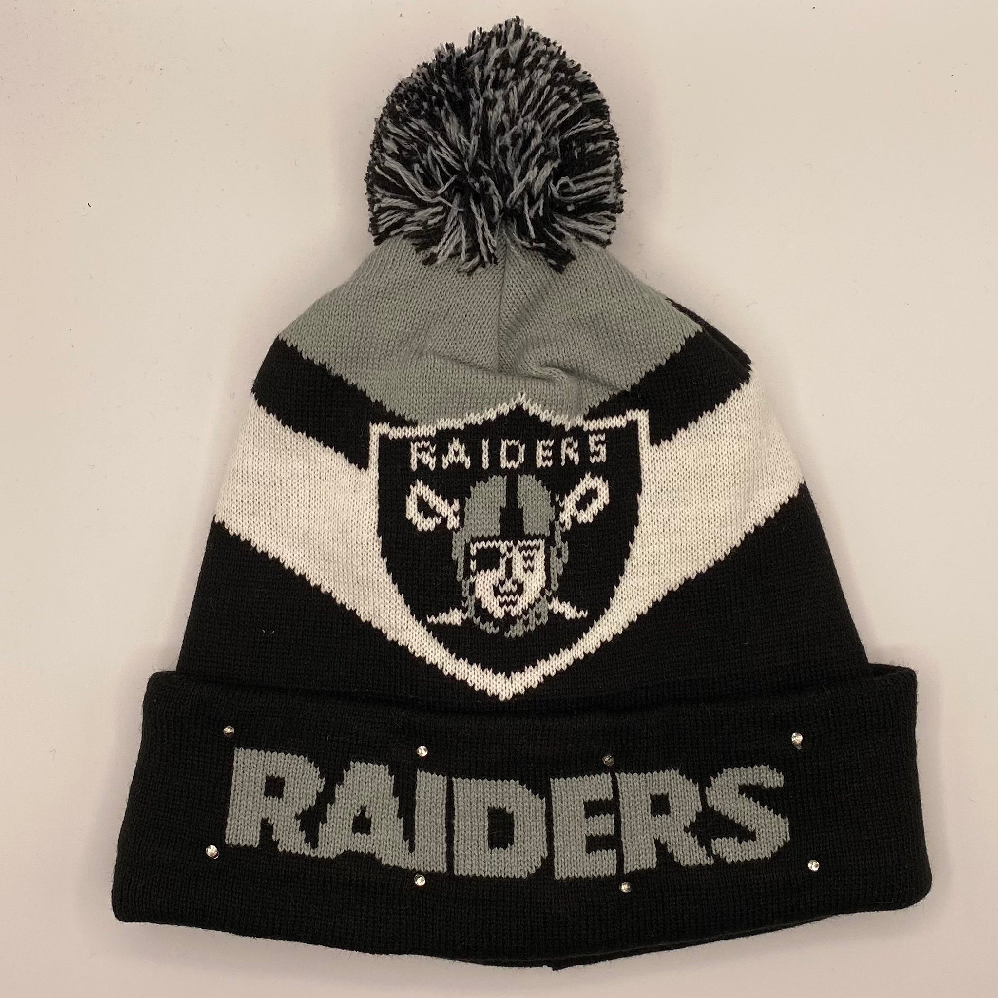 Las Vegas Raiders Large Logo Light Up Beanie