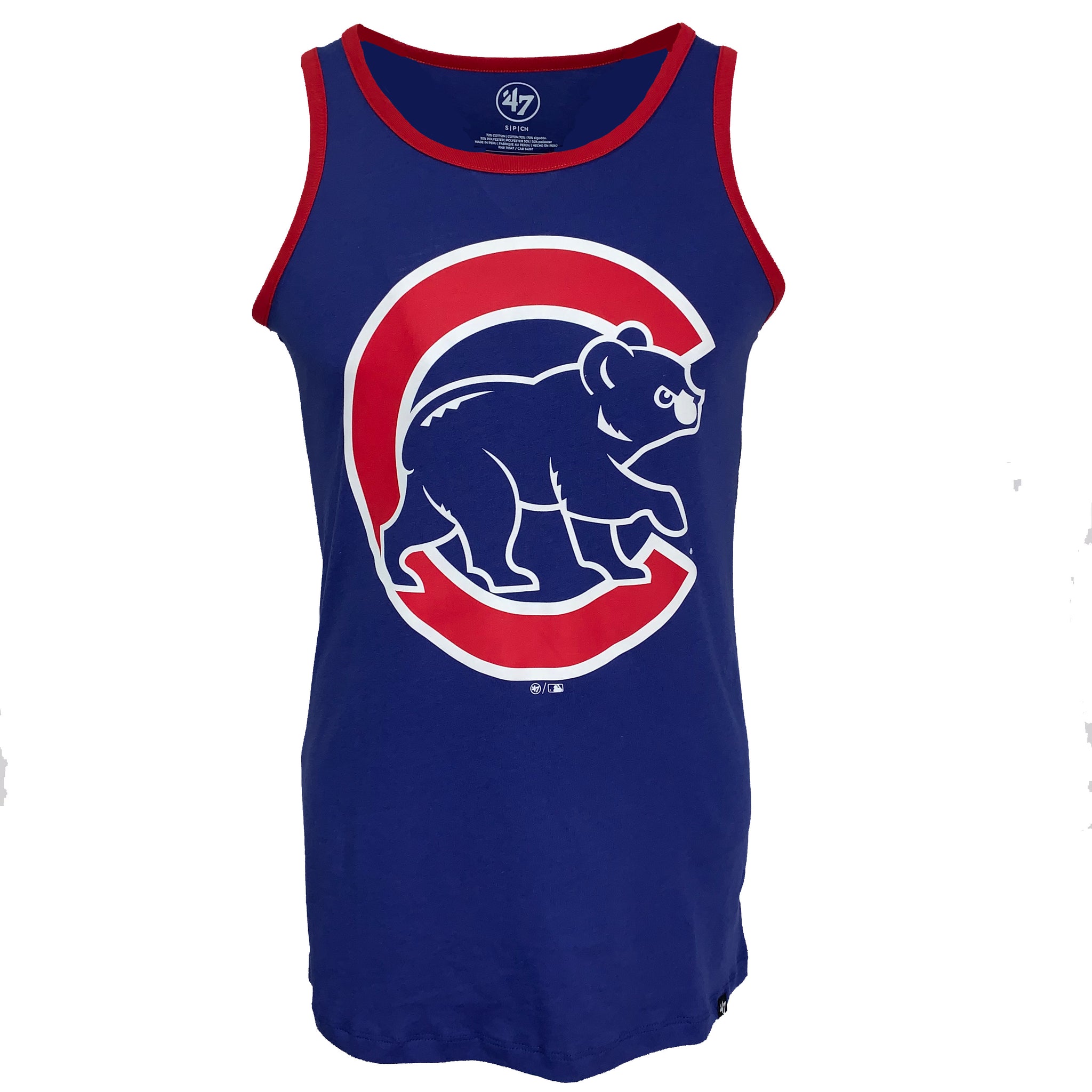 Chicago Cubs Clutch Splitter Tank Top - Royal
