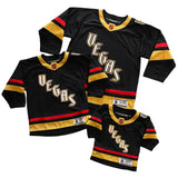 2021 Las Vegas Golden Knights Retro Jersey 2 sided puck. – Hockey