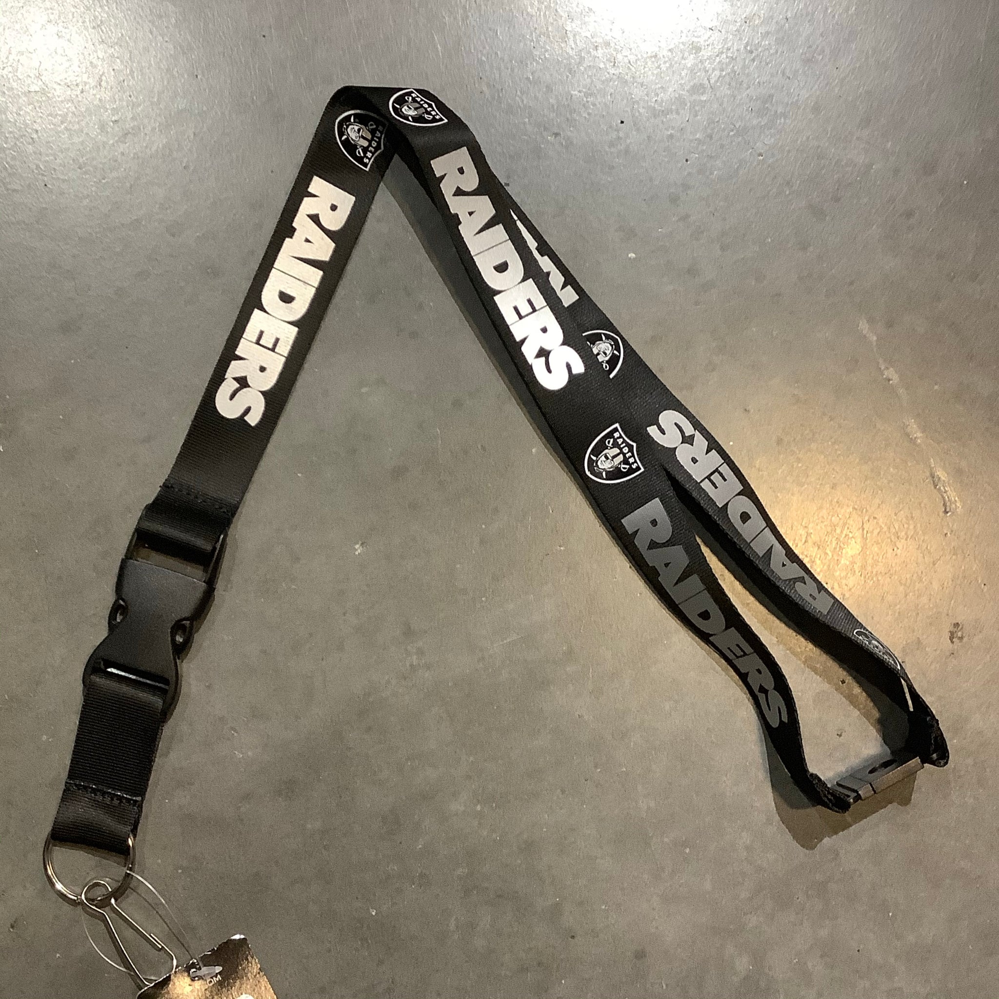Raiders Lanyard - Black