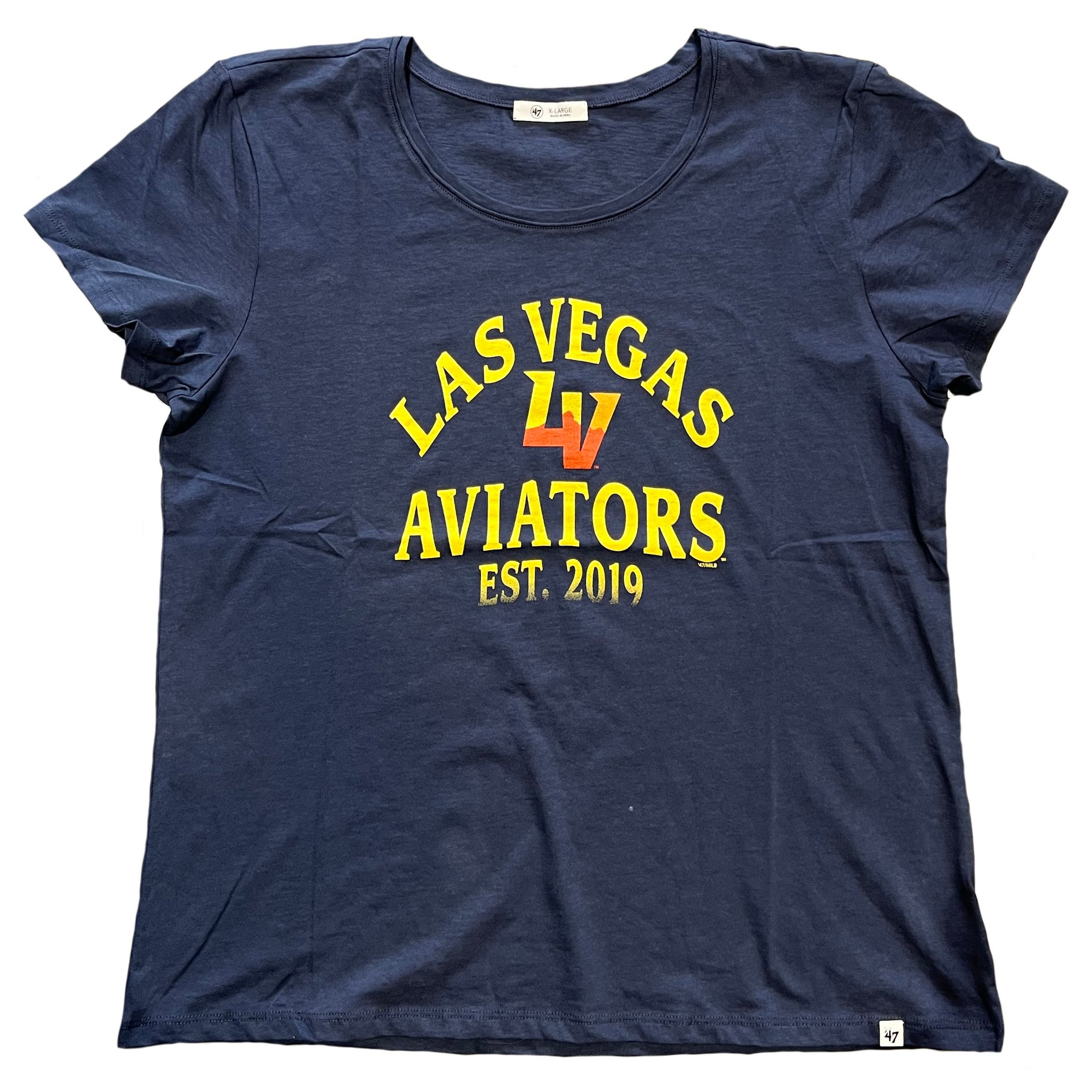 Las Vegas Aviators Blue Fade Up Women's T-Shirt