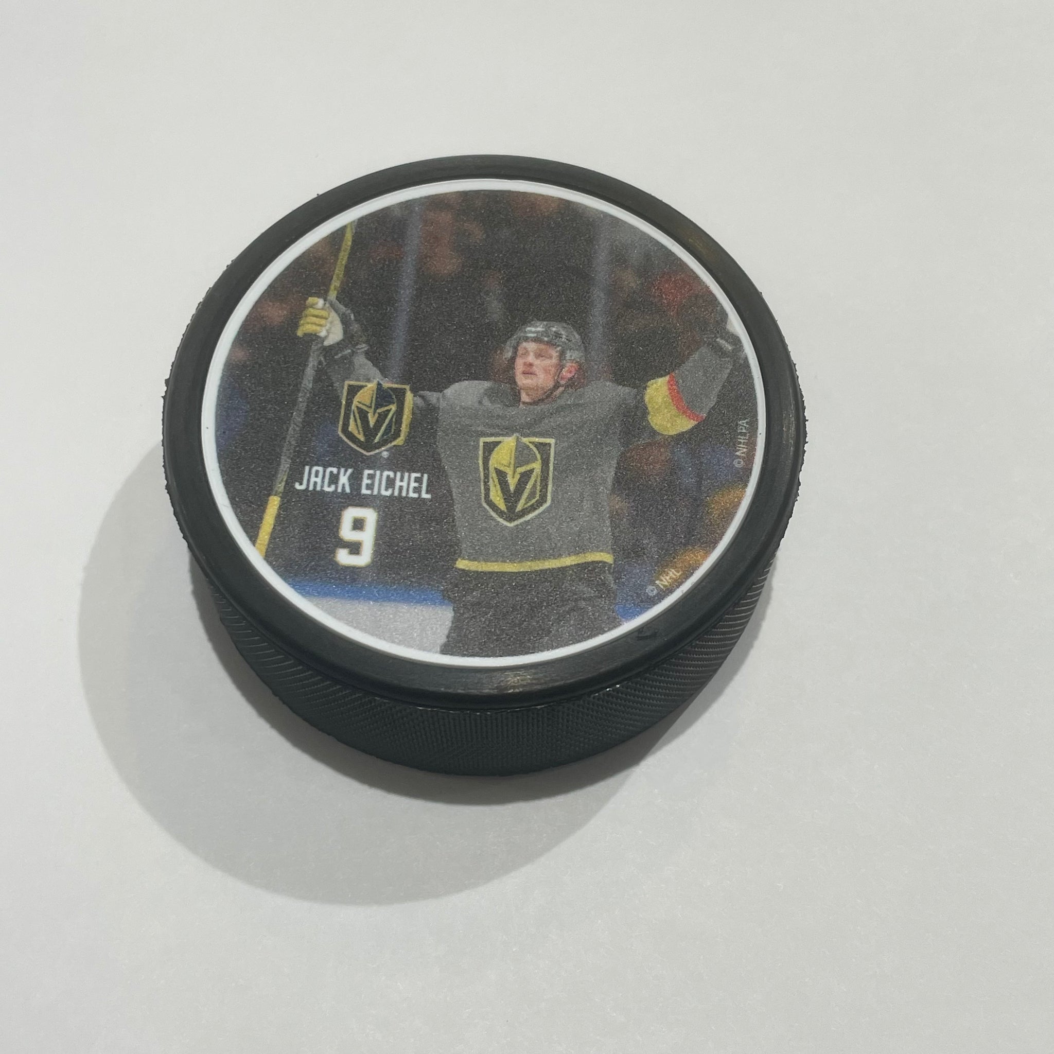Jack Eichel #9 Vegas Golden Knights First Star Puck