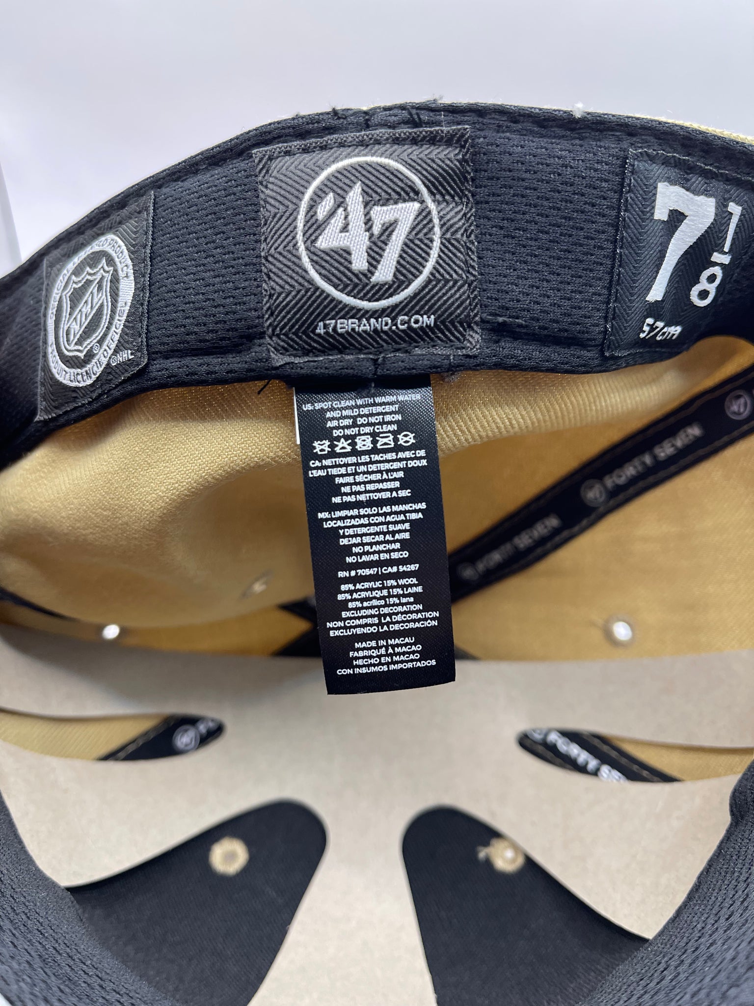 Golden Knights Cookies Cream Pro Fitted Hat Sports Town USA