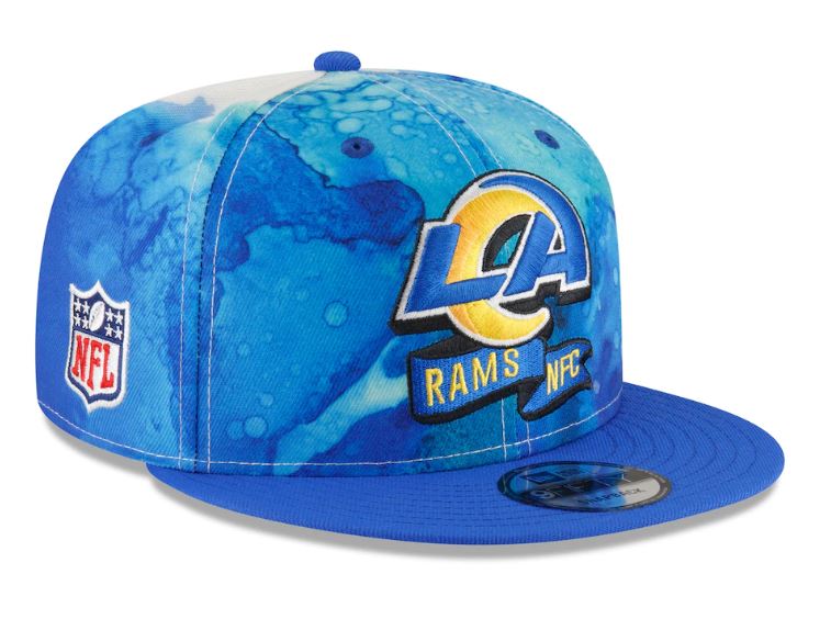 Los Angeles Rams 2022 Sideline Ink Dye 9FIFTY Snapback