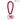 Kansas City Chiefs Oversized 3D Foam Logo Fan Chain Necklace - Red Chain