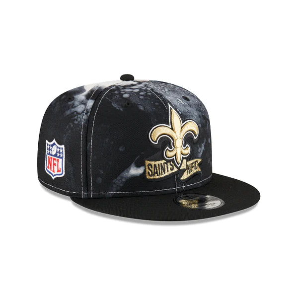 New Orleans Saints 2022 Sideline 9FIFTY Ink Dye Snapback Hat