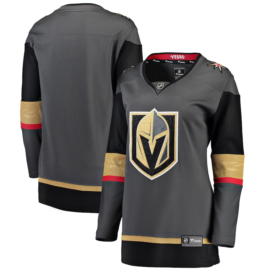 Vegas Golden Knights Women's Fanatics Gray Alternate Breakaway Jersey