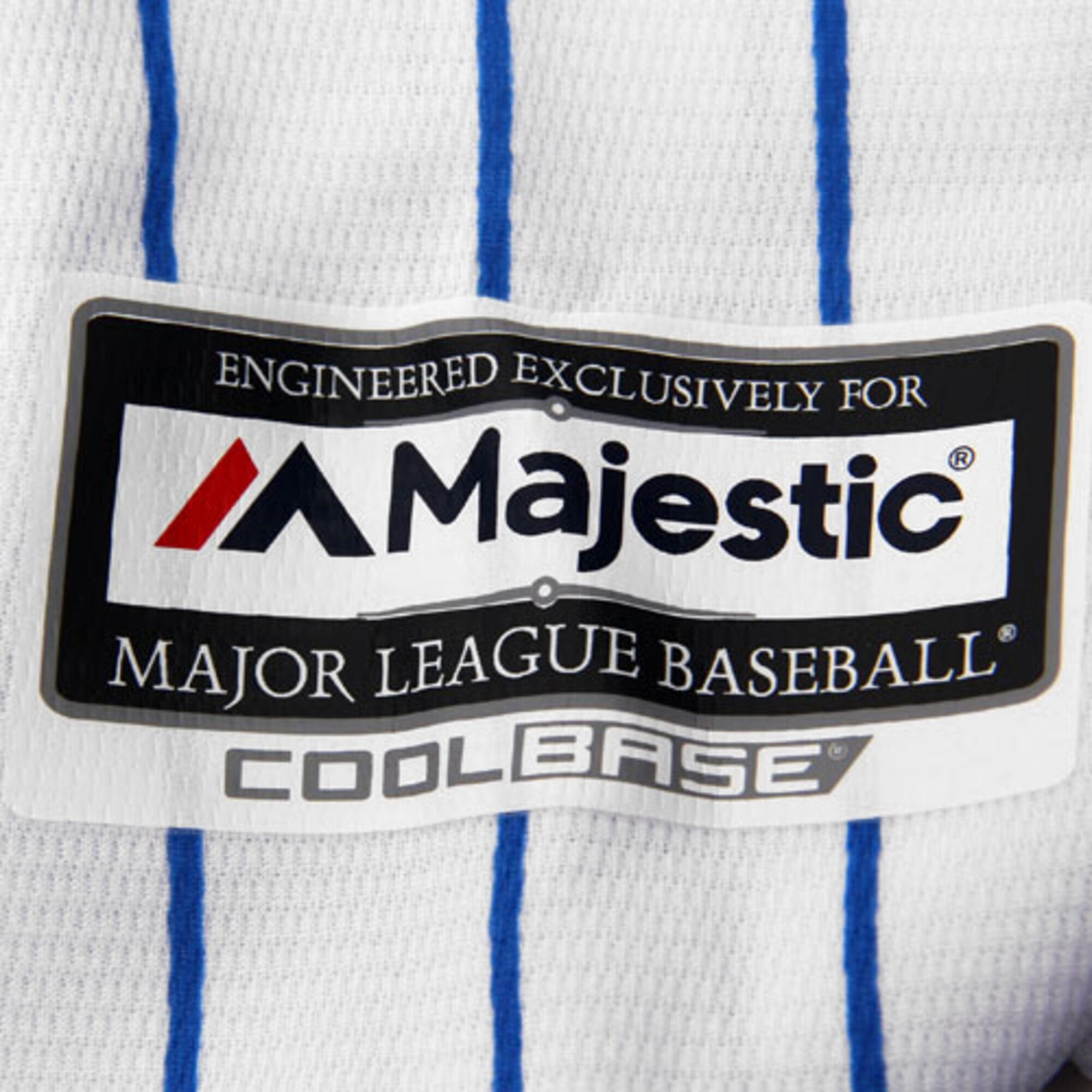 Mlb Florida Marlins Pinstriped Fabric Baseball Jersey